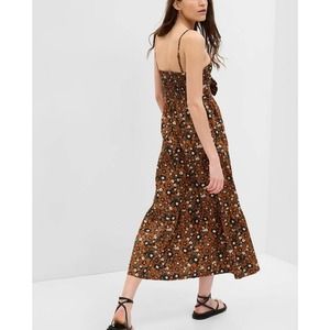 Gap Women - Tie-Front Cutout Maxi Dress / Floral / Multicolor / size S / NWOT